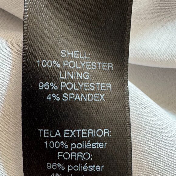 Chico’s Travelers Collection Navy Pleated Sheer Overlay Blouse – Size 3 (XL/16-1 - Picture 7 of 8